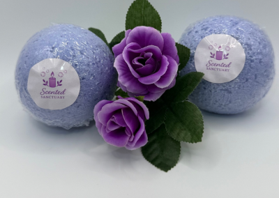 Cherry Blossom Scented Bath Bomb handmade in Tasmania from Scented Sanctuary