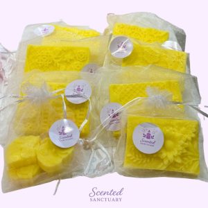 apricot freesia shea butter handmade soap from scented sanctuary