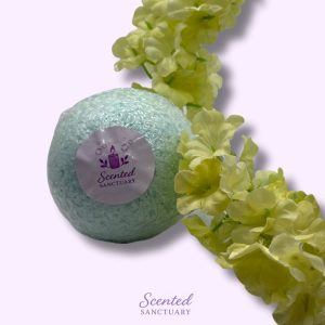 chamomile kiss essential oil handmade bath bombs from scented sanctuary